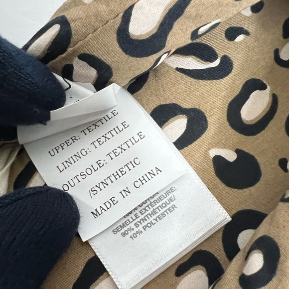 Madewell Crisscross Scuff Animal Print Slippers - Picture 10 of 11